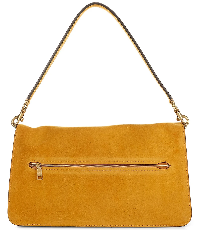 COACH Tabby 36 Suede Shoulder Bag