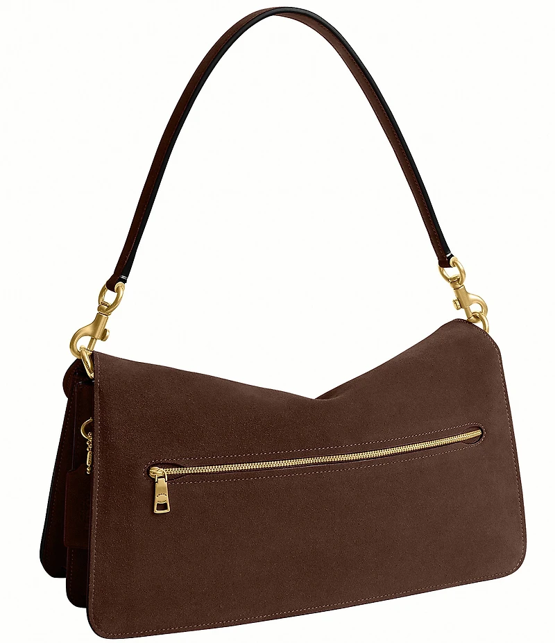 COACH Tabby 36 Suede Oversized Shoulder Bag