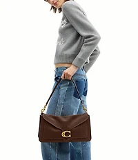 COACH Tabby 36 Suede Oversized Shoulder Bag