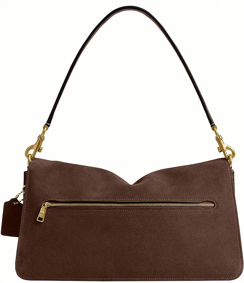COACH Tabby 36 Suede Oversized Shoulder Bag