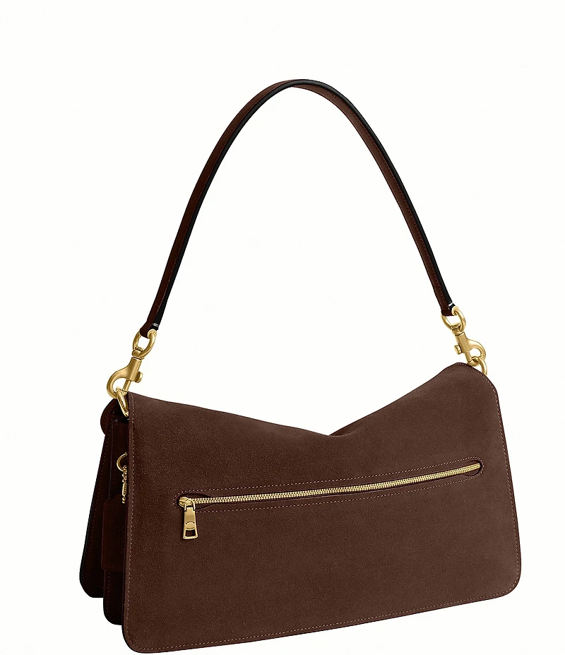 COACH Tabby 36 Suede Oversized Shoulder Bag