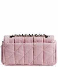 COACH Tabby Denim Quilted Convertible Shoulder Bag