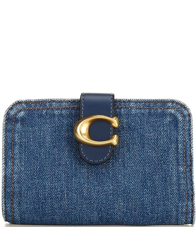 COACH Tabby Denim Wallet