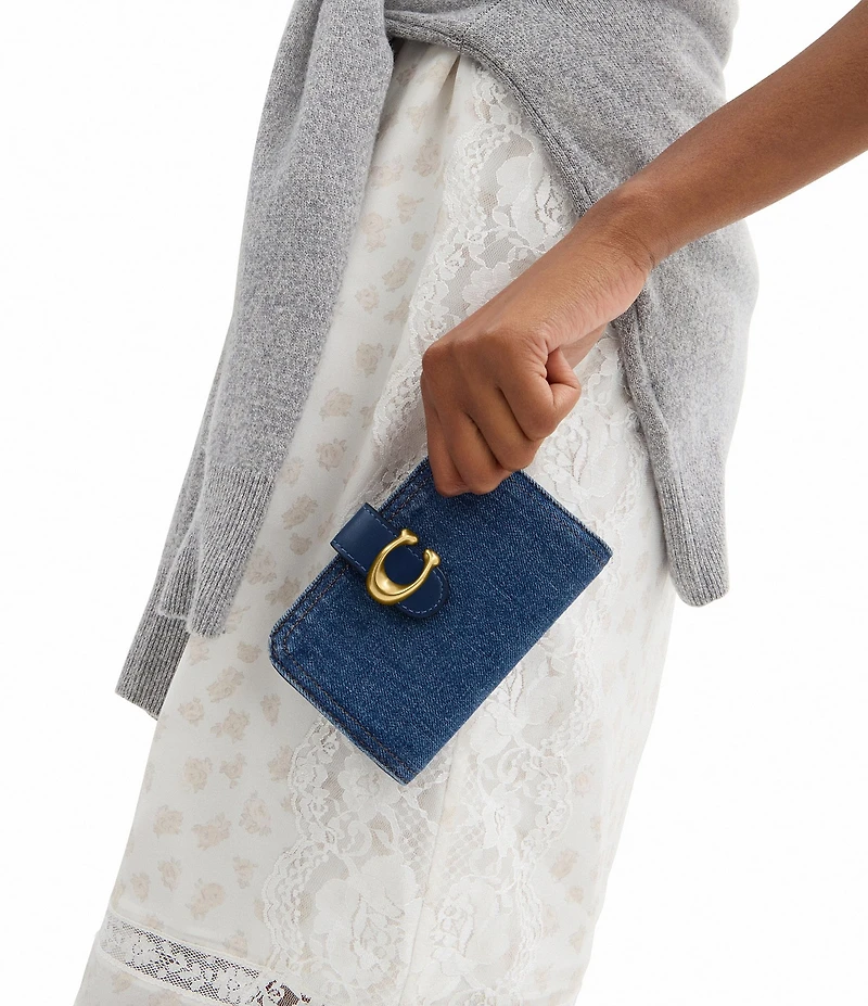 COACH Tabby Denim Wallet
