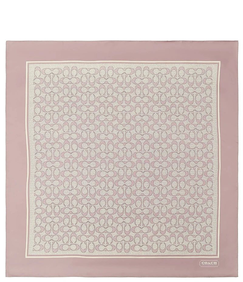 COACH Textured Signature C Square Scarf