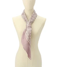 COACH Textured Signature C Square Scarf