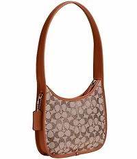 COACH The Coach Originals Curve Zip Shoulder Bag In Signature Crystal Jacquard