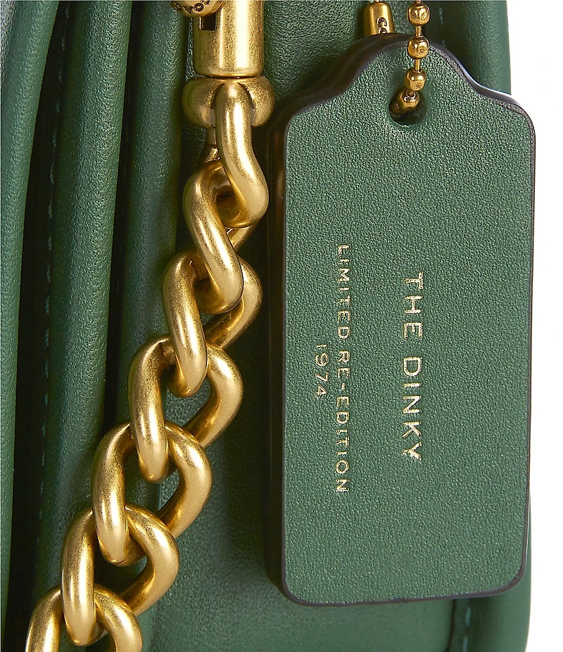 COACH The Coach Originals Dinky 1974 Gold Chain Strap Shoulder Bag