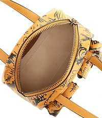 COACH The Coach Originals Graffiti Print Twin Turn-Lock Satchel Bag 20