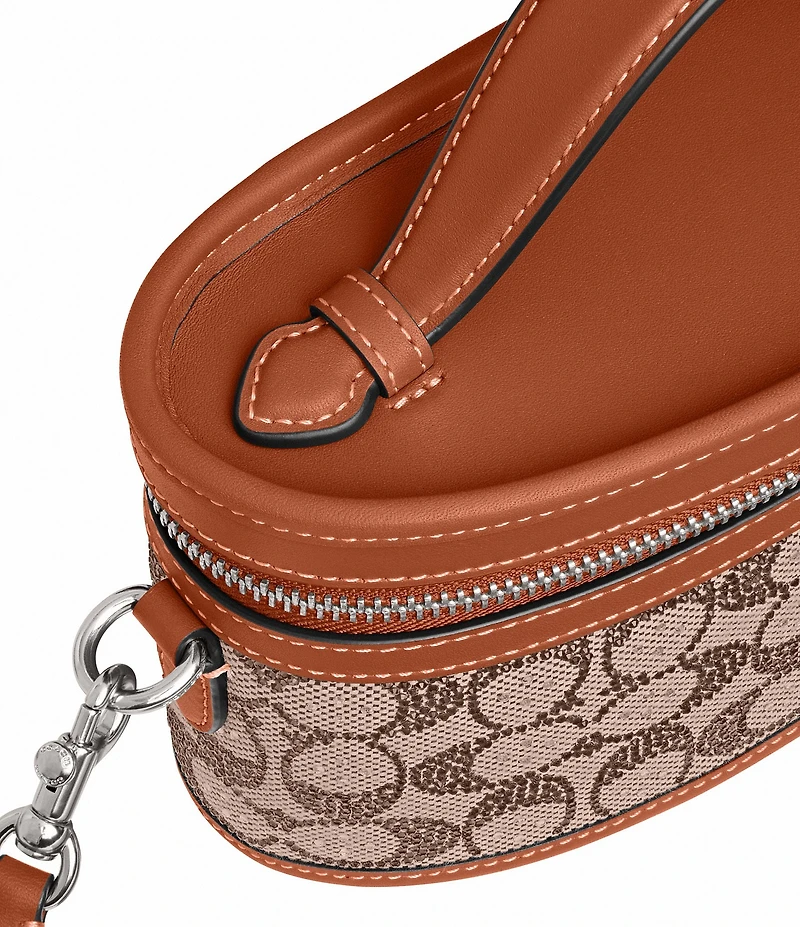 COACH The Coach Originals Trail Bag In Crystal Signature Jacquard