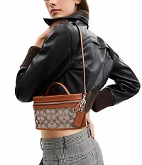 COACH The Coach Originals Trail Bag In Crystal Signature Jacquard