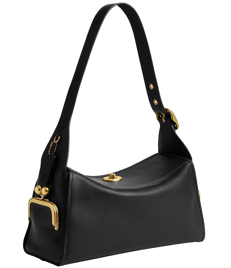 COACH The Coach Originals Turnlock Haversack Leather Shoulder Bag