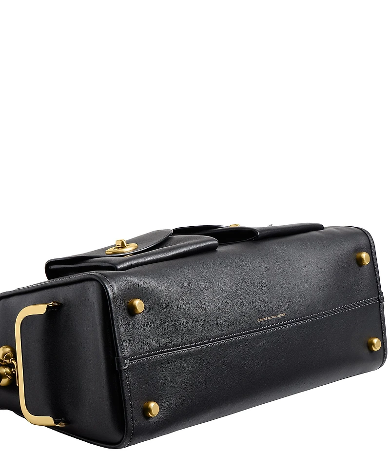 COACH The Coach Originals Turnlock Haversack Leather Shoulder Bag