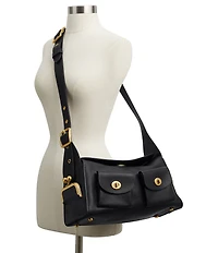 COACH The Coach Originals Turnlock Haversack Leather Shoulder Bag