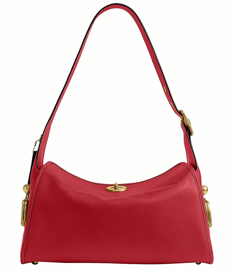 COACH The Coach Originals Turnlock Haversack Leather Shoulder Bag