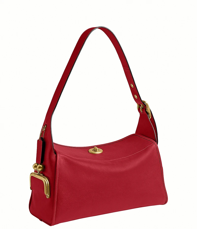 COACH The Coach Originals Turnlock Haversack Leather Shoulder Bag
