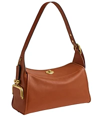 COACH The Coach Originals Turnlock Haversack Leather Shoulder Bag