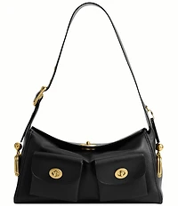 COACH The Coach Originals Turnlock Haversack Leather Shoulder Bag