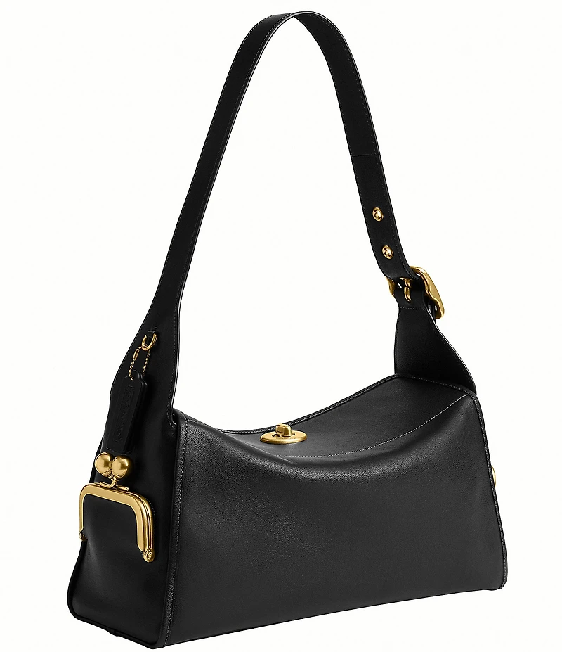 COACH The Coach Originals Turnlock Haversack Leather Shoulder Bag