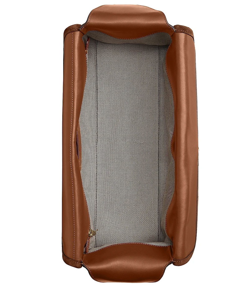 COACH The Coach Originals Turnlock Haversack Suede Shoulder Bag