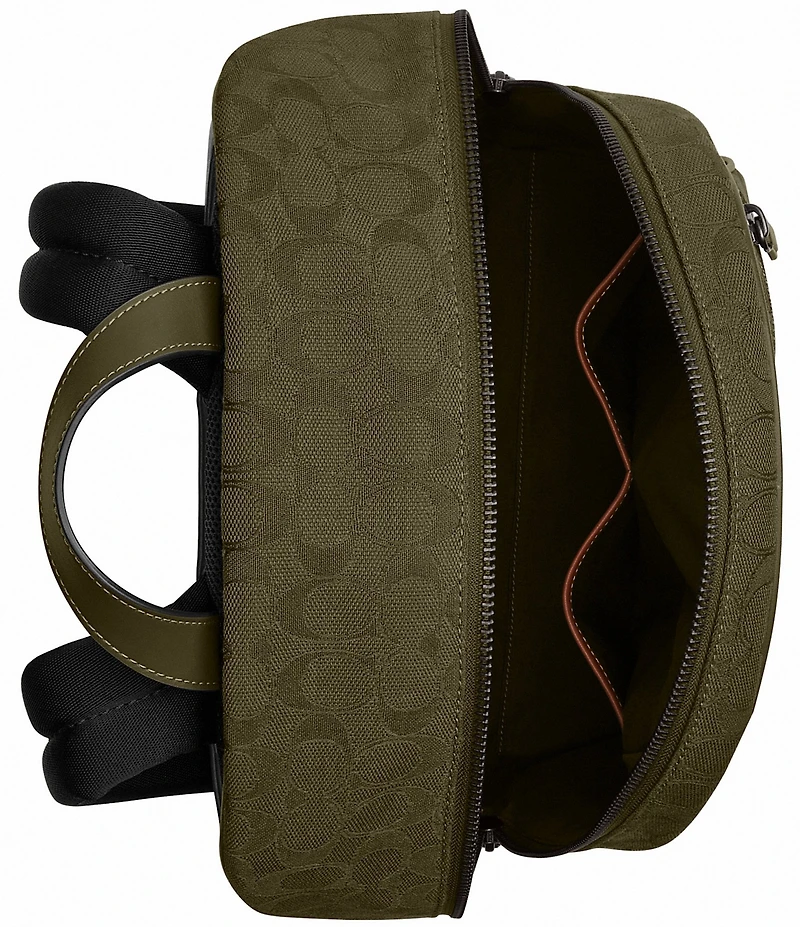 Coach Theo Signature Jacquard Backpack