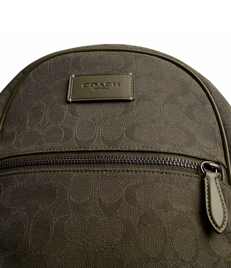 Coach Theo Signature Jacquard Backpack