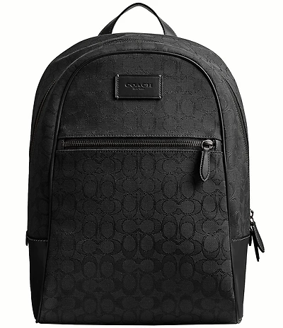 Coach Theo Signature Jacquard Backpack