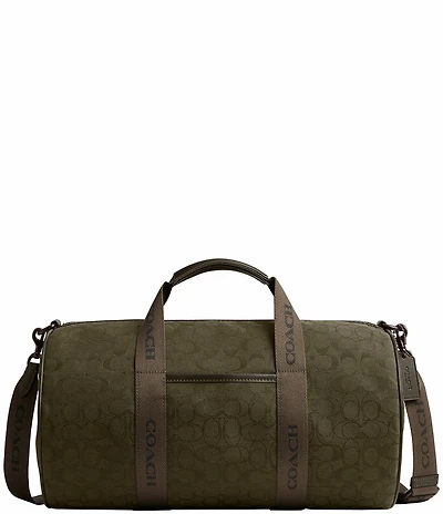 COACH Theo Signature Jacquard Duffle Bag