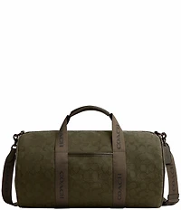 COACH Theo Signature Jacquard Duffle Bag