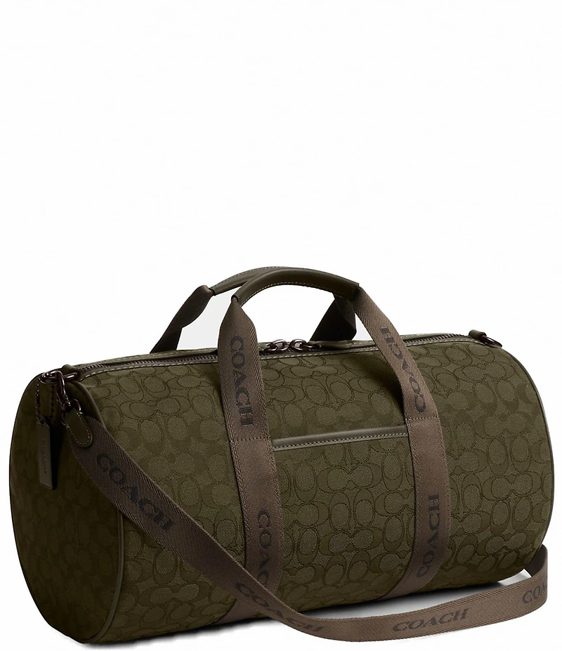 COACH Theo Signature Jacquard Duffle Bag