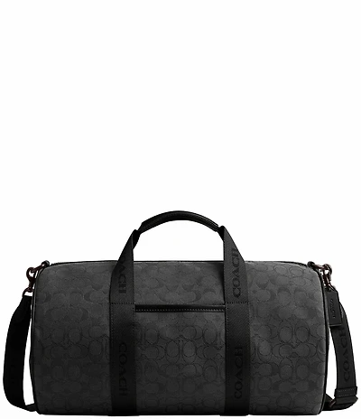 COACH Theo Signature Jacquard Duffle Bag