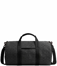 COACH Theo Signature Jacquard Duffle Bag