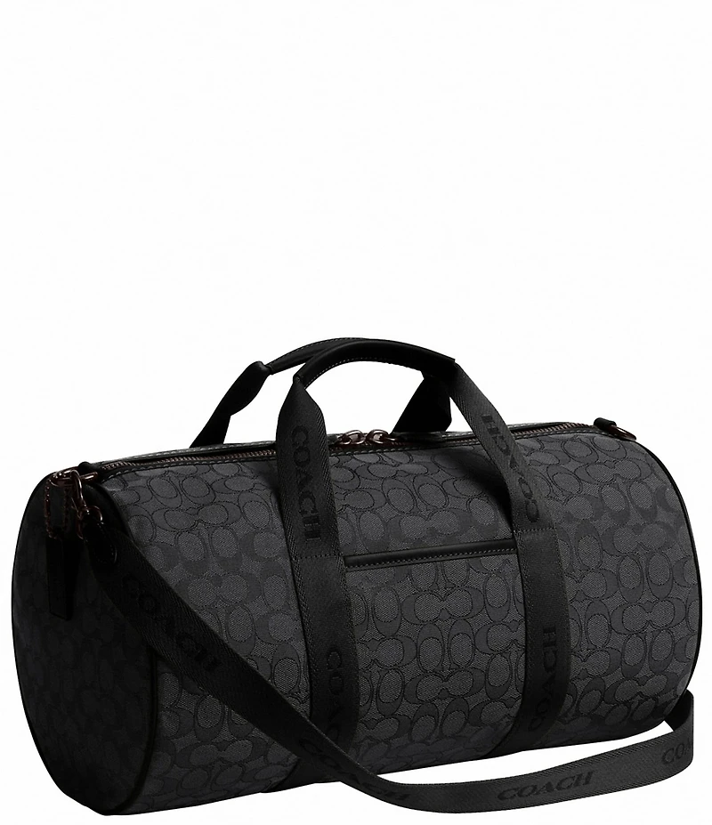 COACH Theo Signature Jacquard Duffle Bag