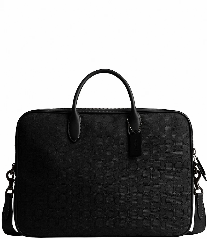 Coach Theo Signature Jacquard Work Bag