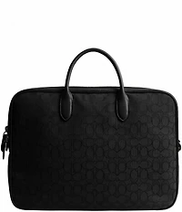 Coach Theo Signature Jacquard Work Bag