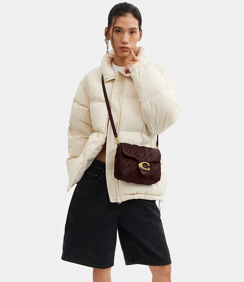 COACH Times Square Tabby Quilted Leather Shoulder Bag