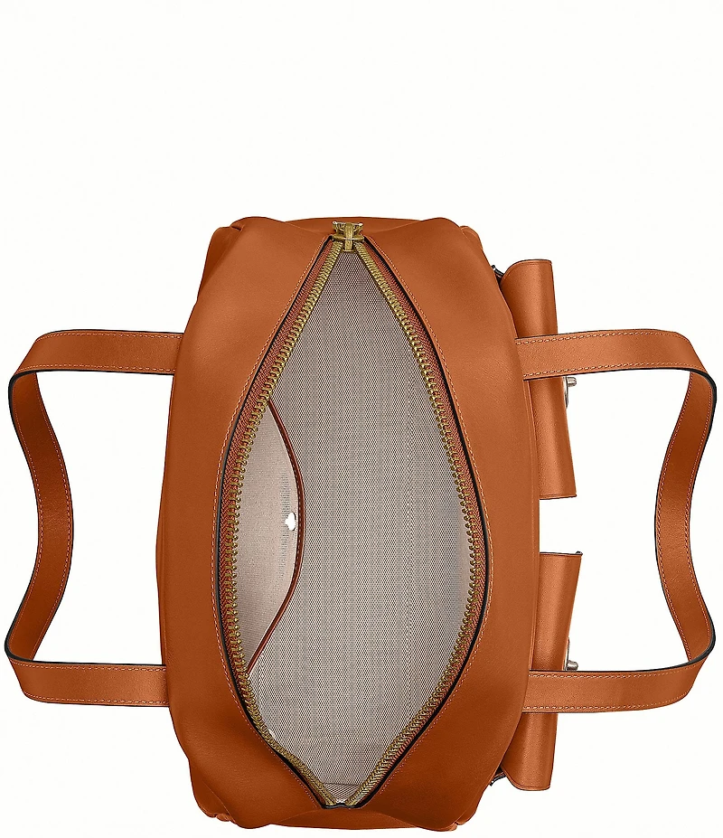 COACH Twin Turn Lock Cargo Pockets Satchel Bag