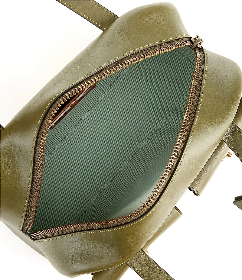 COACH Twin Turn Lock Cargo Pockets Satchel Bag