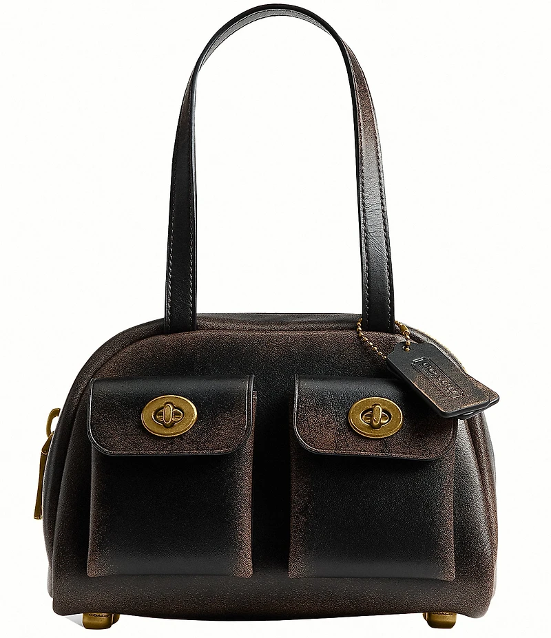 COACH Twin Turnlock Bag 20 Loved Leather