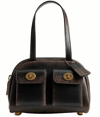 COACH Twin Turnlock Bag 20 Loved Leather