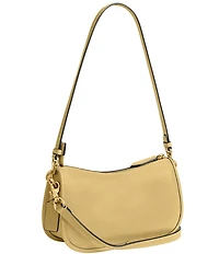 COACH Twin Turnlock Waverly Leather Shoulder Bag