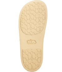 COACH Udele Signature Jacquard Canvas Sport Slides