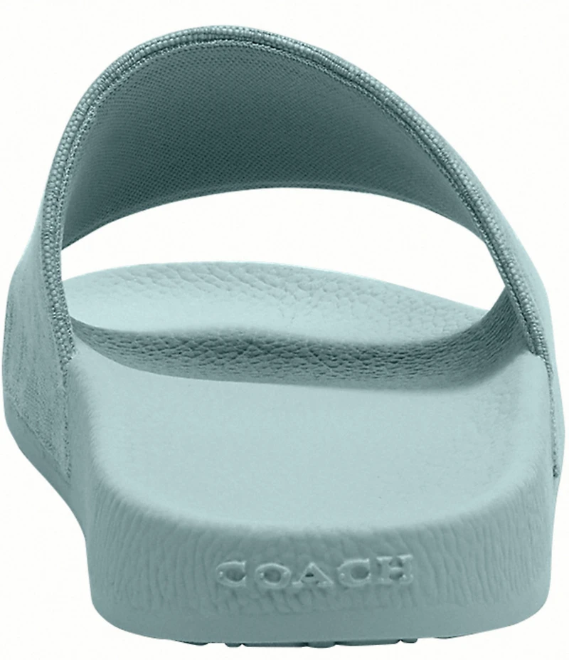 COACH Udele Signature Jacquard Canvas Sport Slides