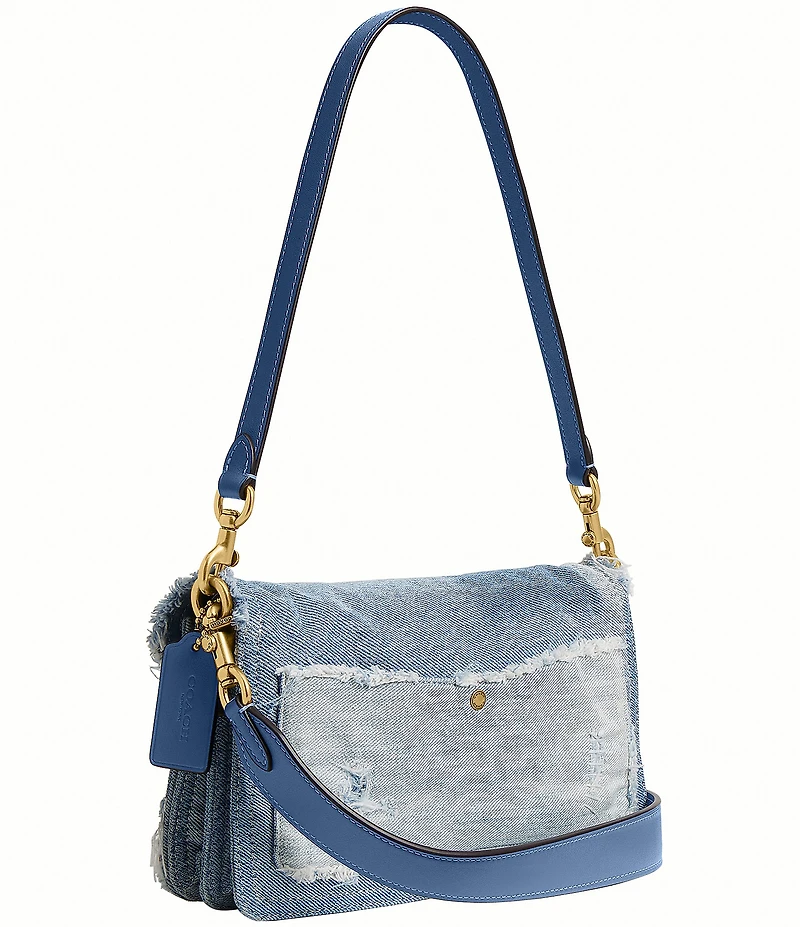 COACH Up Cycled Denim Tabby Shoulder Bag 26