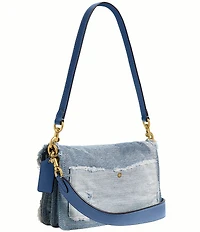 COACH Up Cycled Denim Tabby Shoulder Bag 26