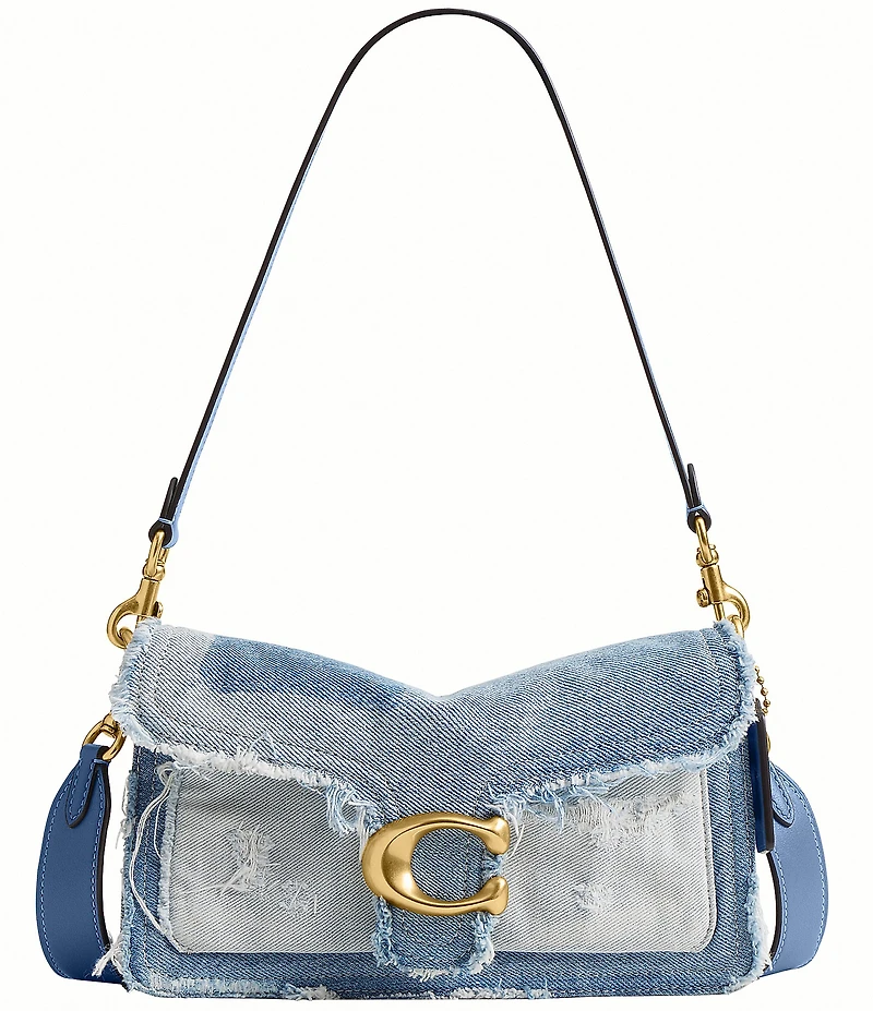 COACH Tabby 26 Up Cycled Denim Shoulder Bag