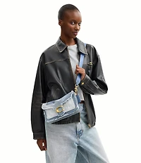 COACH Tabby 26 Up Cycled Denim Shoulder Bag