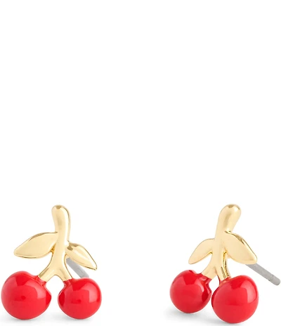 COACH Vintage Charms Cherry Stud Earrings