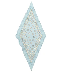 COACH Waterfall Tea Rose Printed Silk Diamond Scarf