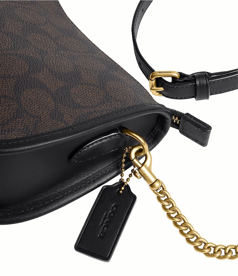 COACH Waverly Bag in Signature Upcrafted Leather Shoulder Bag